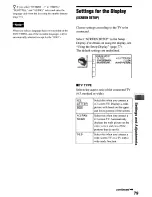 Preview for 79 page of Sony DVP-NC650V Operating Instructions Manual