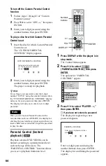 Preview for 64 page of Sony DVP-NC685V Operating Instructions Manual