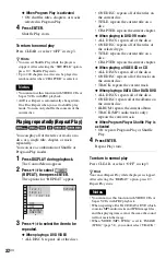 Preview for 32 page of Sony DVP-NC800H/B - 1080p Upscaling Dvd Changer Operating Instructions Manual