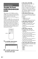 Preview for 44 page of Sony DVP-NC800H/B - 1080p Upscaling Dvd Changer Operating Instructions Manual