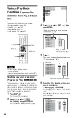 Preview for 24 page of Sony DVP-NS15 Operating Instructions Manual