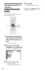 Preview for 40 page of Sony DVP-NS15 Operating Instructions Manual