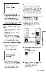 Preview for 53 page of Sony DVP-NS305 Operating Instructions Manual