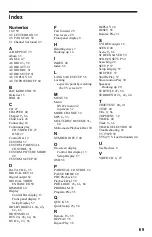 Preview for 69 page of Sony DVP-NS315 Operating Instructions Manual