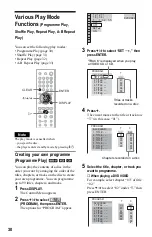 Preview for 30 page of Sony DVP-NS32 Operating Instructions Manual