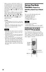 Preview for 30 page of Sony DVP-NS325 Operating Instructions Manual