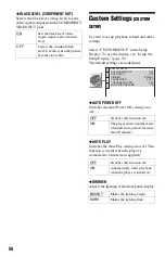 Preview for 56 page of Sony DVP-NS325 Operating Instructions Manual