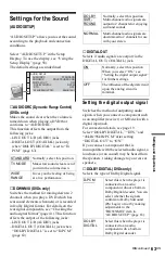 Preview for 63 page of Sony DVP-NS47P - Cd/dvd Player Operating Instructions Manual