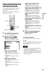 Preview for 35 page of Sony DVP-NS501P Operating Instructions Manual