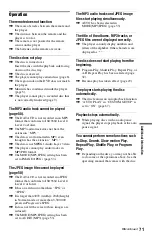 Preview for 71 page of Sony DVP-NS501P Operating Instructions Manual