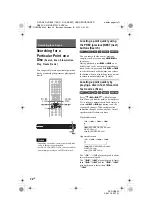 Preview for 34 page of Sony DVP-NS55P - Single Disc DVD Player Operating Instructions Manual