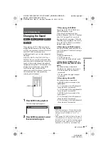 Preview for 41 page of Sony DVP-NS55P - Single Disc DVD Player Operating Instructions Manual