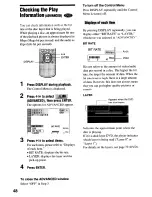 Preview for 48 page of Sony DVP-NS700P - Cd/dvd Player Operating Instructions Manual