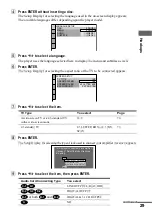 Preview for 29 page of Sony DVP-NS700V Operating Instructions Manual