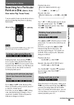 Preview for 45 page of Sony DVP-NS700V Operating Instructions Manual