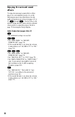 Preview for 32 page of Sony DVP-NS705 Operating Instructions Manual