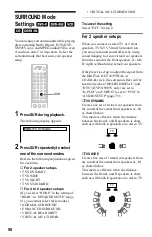 Preview for 58 page of Sony DVP-NS705 Operating Instructions Manual