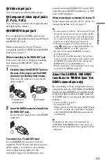 Preview for 11 page of Sony DVP-NS710HP Operating Instructions Manual