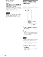 Preview for 34 page of Sony DVP-NS715P Operating Instruction