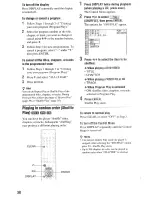 Preview for 38 page of Sony DVP-NS715P Operating Instruction