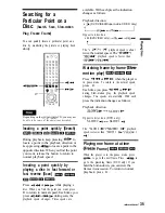 Preview for 35 page of Sony DVP-NS755V Operating Instructions Manual