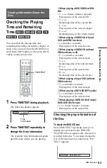 Preview for 43 page of Sony DVP-NS765P Operating Instructions Manual