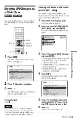 Preview for 55 page of Sony DVP-NS76H Operating Instructions Manual