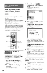 Preview for 60 page of Sony DVP-NS76H Operating Instructions Manual