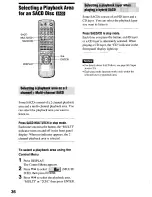 Preview for 36 page of Sony DVP-NSSOOV Operating Instructions Manual