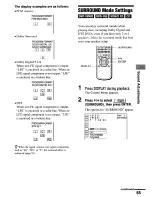 Preview for 55 page of Sony DVP-NSSOOV Operating Instructions Manual