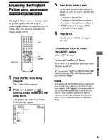 Preview for 63 page of Sony DVP-NSSOOV Operating Instructions Manual