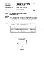 Preview for 89 page of Sony DVP-S300 Training Manual