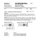 Preview for 105 page of Sony DVP-S300 Training Manual