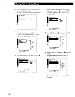 Preview for 40 page of Sony DVP-S3000 Operating Instructions / Mode d’emploi Operating Instructions Manual