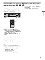 Preview for 19 page of Sony DVP-S325 Operating Instructions Manual