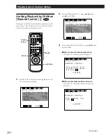 Preview for 28 page of Sony DVP-S500D Operating Instructions Manual