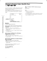 Preview for 38 page of Sony DVP-S550D - Cd/dvd Player Operating Instructions Manual