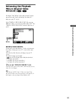 Preview for 45 page of Sony DVP-S560D  (DVP-S560D/S565D CD/DVD Player) Operating Instructions Manual