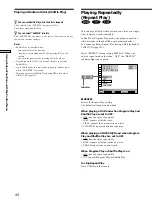 Preview for 44 page of Sony DVP-S570D - Cd/dvd Player Operating Instructions Manual