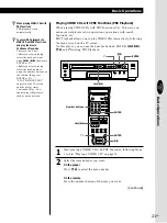 Preview for 21 page of Sony DVP-S7000 Operating Instructions Manual