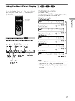 Preview for 25 page of Sony DVP-S735D Operating Instructions Manual