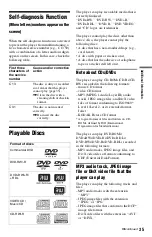 Preview for 35 page of Sony DVP-SR100 Operating Instructions Manual