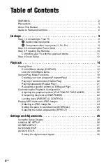 Preview for 4 page of Sony DVP-SR101P Operating Instructions Manual