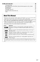 Preview for 5 page of Sony DVP-SR101P Operating Instructions Manual