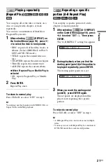 Preview for 21 page of Sony DVP-SR101P Operating Instructions Manual