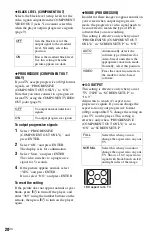 Preview for 28 page of Sony DVP-SR101P Operating Instructions Manual