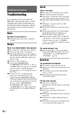 Preview for 32 page of Sony DVP-SR101P Operating Instructions Manual