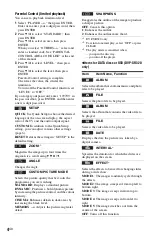 Preview for 4 page of Sony DVP-SR120 Reference Manual