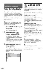 Preview for 26 page of Sony DVP-SR200P Operating Instructions Manual