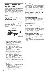 Preview for 6 page of Sony DVP-SR750HP Reference Manual